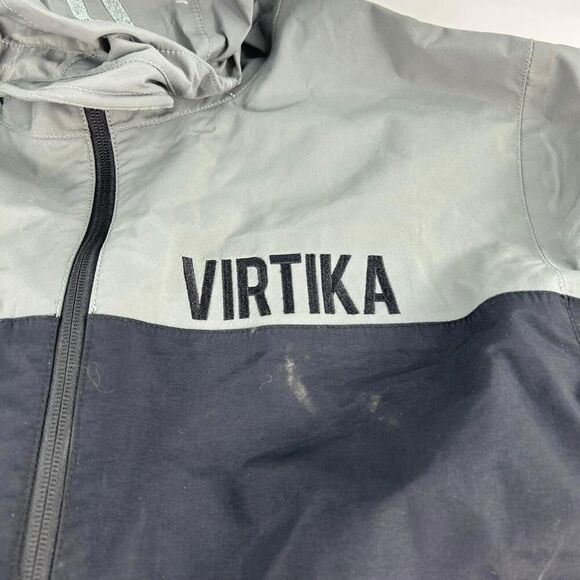 Virtika Europe Vir-Tek Shell Jacket Size L Specter Black/gray Hoodie Ski Snow - Picture 10 of 13